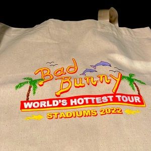 Bad Bunny 2022 - authentic concert tote